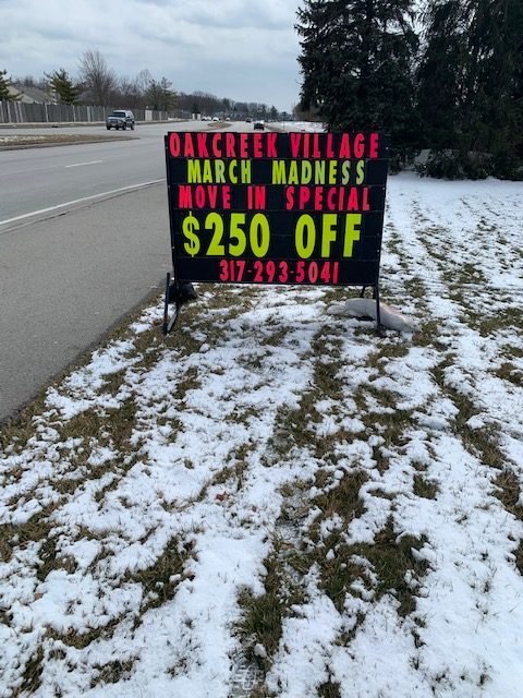 Black Sign Specialist Apartment Rental rotated 1