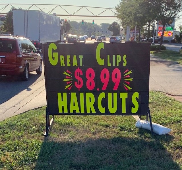 Black Sign Specialist Salons